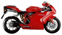 Ducati 749S červená